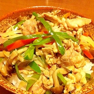 飛騨牛で作る♪野菜たっぷり丼